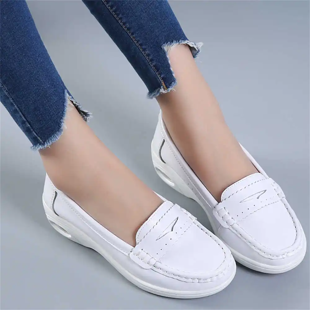 Men'S Formal Wear Canada - Thick Sole Slipon White Trainers For