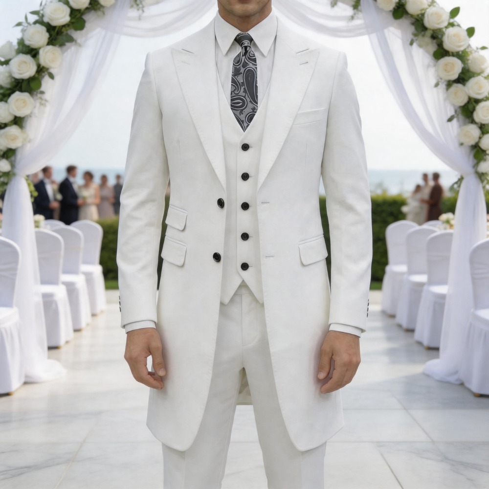 Men Formal Wear Dress - Slim Fit 3 Pieces Formal Men