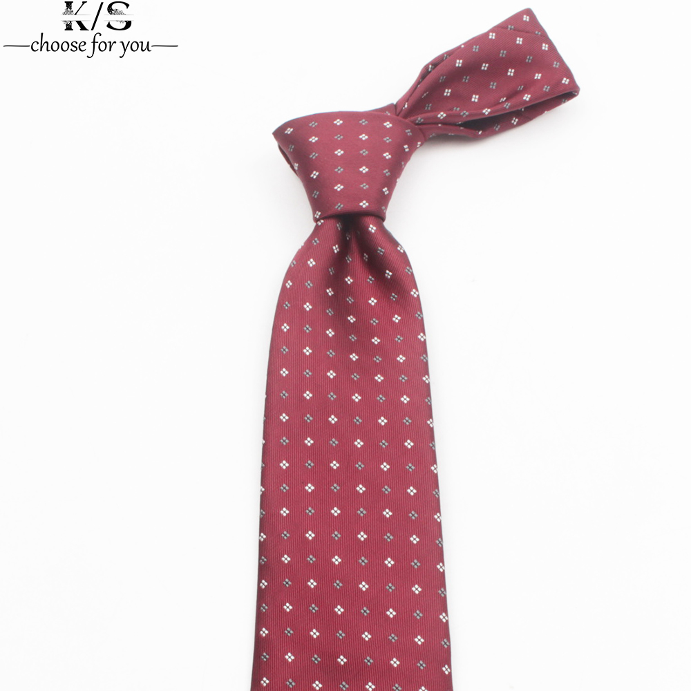 Men's Tie 8cm Stripe Dot Neckt - огляд і ціна Men Formal Party Wear Shirt