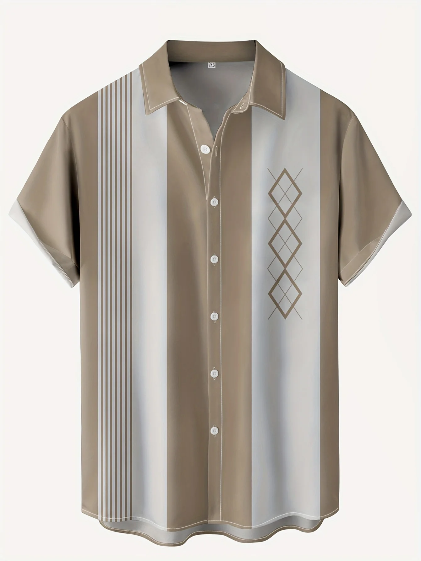 2026 New Hawaiian Men's Retro  - огляд і ціна Men Formal Party Wear Shirt