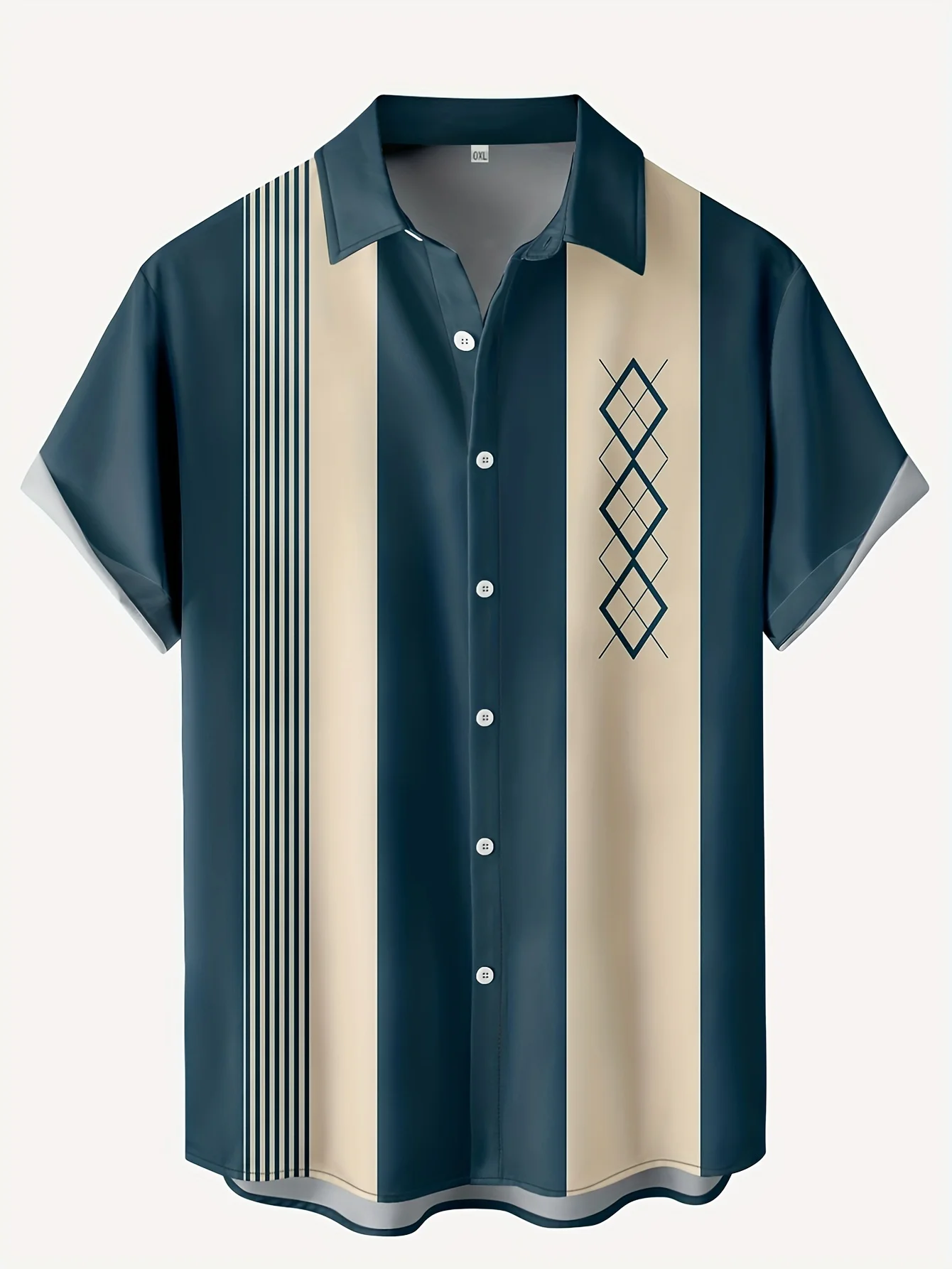 2026 New Hawaiian Men's Retro  - огляд і ціна Men Formal Party Wear Shirt