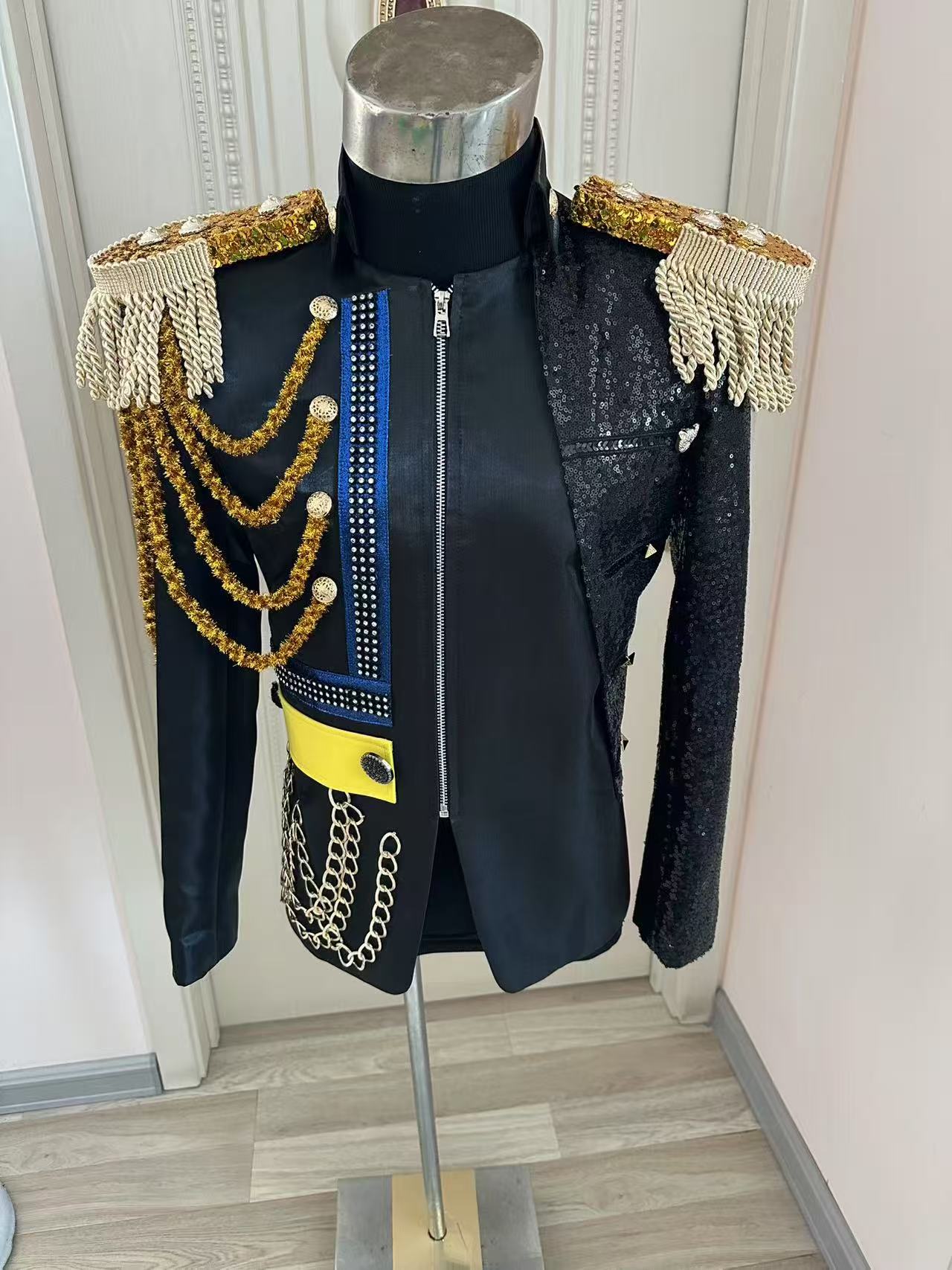 New Men Tassel Royal Jacket We - огляд і ціна Men Formal Wear Dress