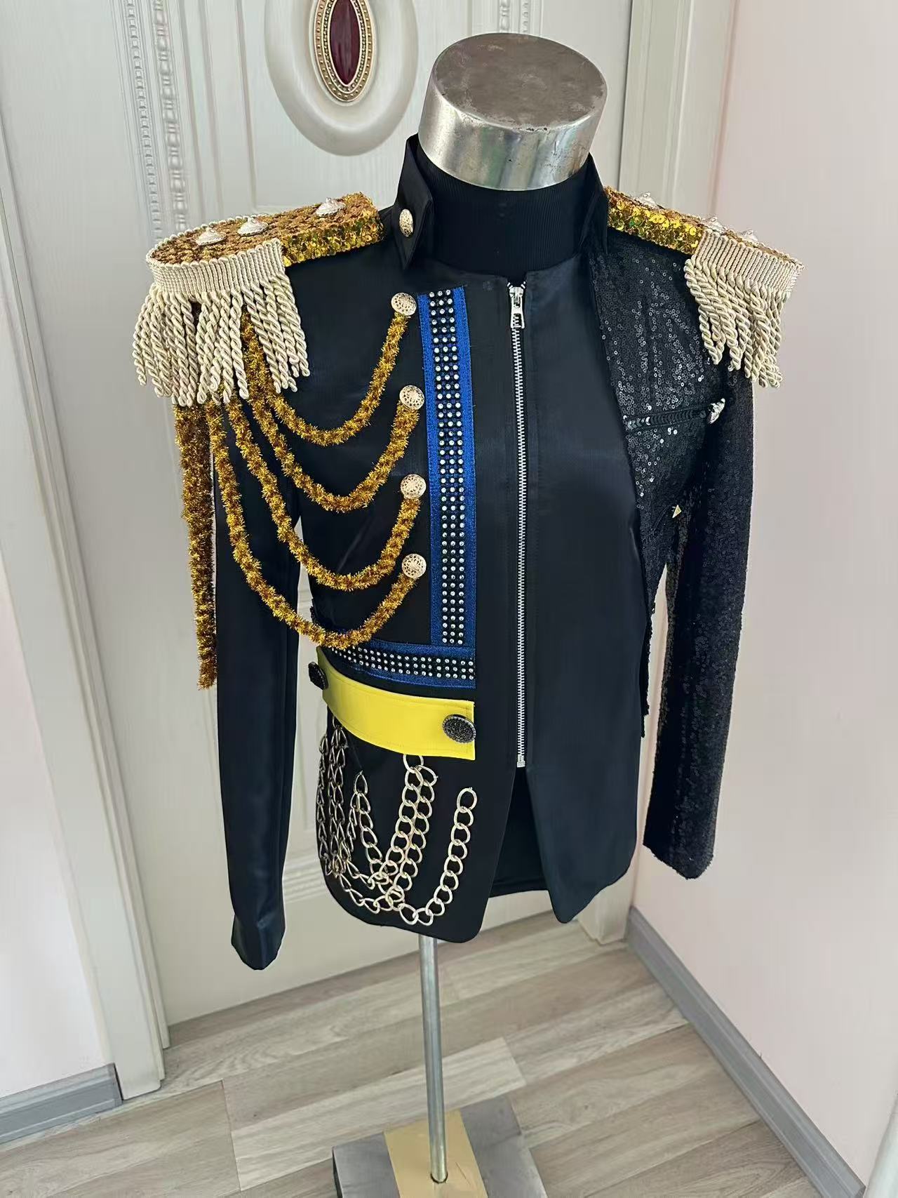 New Men Tassel Royal Jacket We - огляд і ціна Men Formal Wear Dress