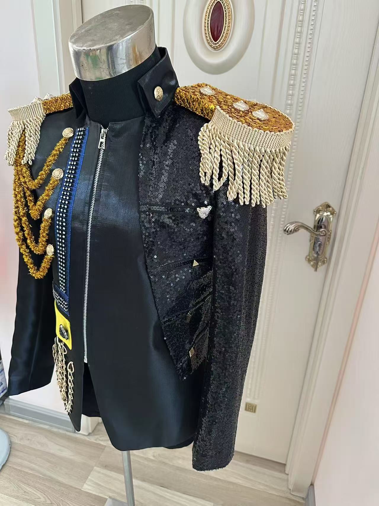 New Men Tassel Royal Jacket We - огляд і ціна Men Formal Wear Dress
