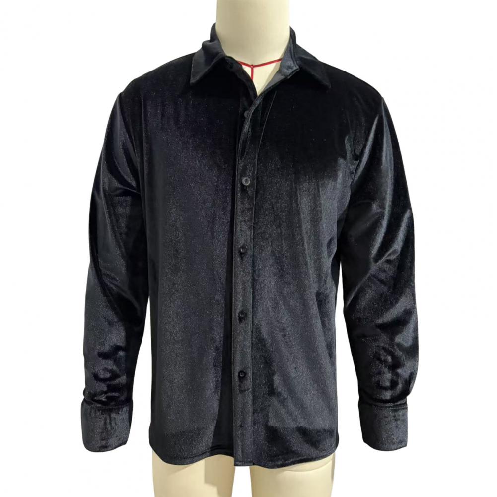Men Velvet Shirt Men's Velvet  - огляд і ціна Men Formal Party Wear Shirt