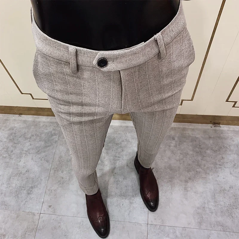 Autumn Winter Thickened Woolen - огляд і ціна Men Formal Wear Dress
