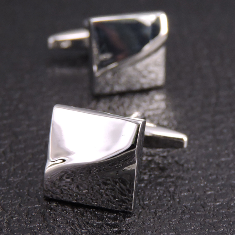 Cufflinks For Men Luxury Silve - огляд і ціна Dress Shirt French Cuff