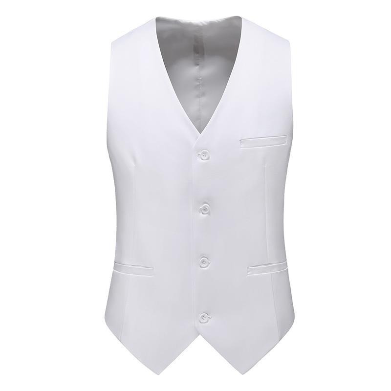 19 Colors Men Vest Solid Color - огляд і ціна Formal Vest Waistcoat