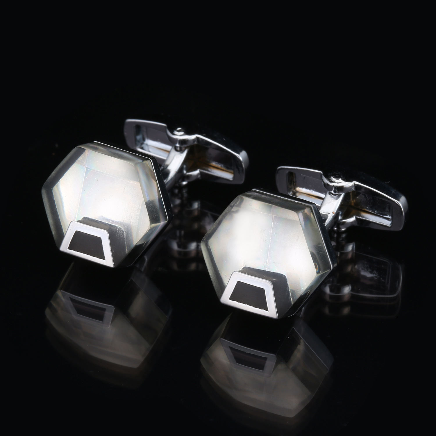New Fashion Man Rhinestones Ge - огляд і ціна Dress Shirt French Cuff