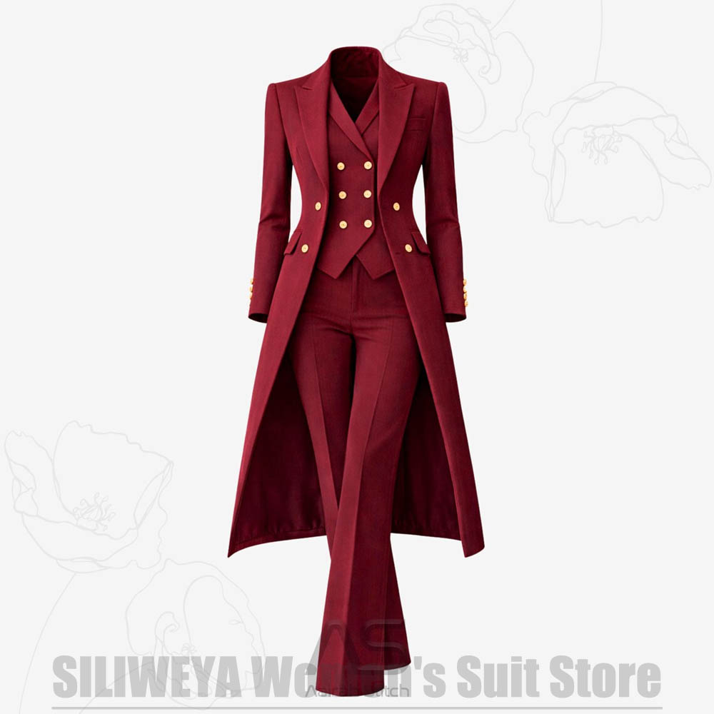 Women's Suit 3 Piece Double Br - огляд і ціна Formal Vest Waistcoat