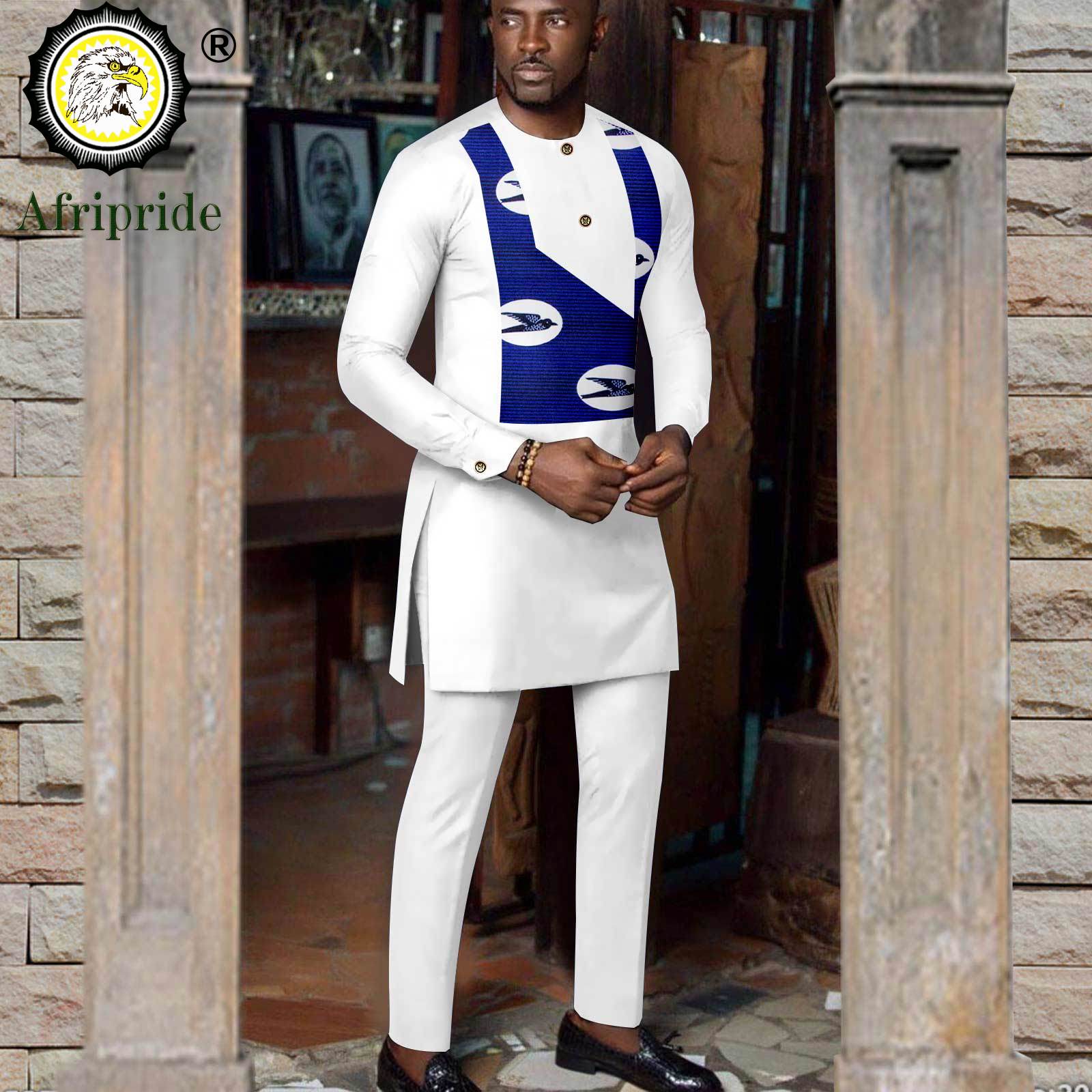 Dashiki Men African Clothes Pl - огляд і ціна Men Formal Party Wear Shirt
