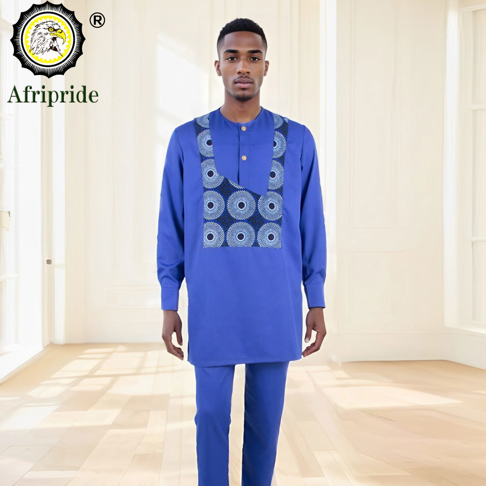 Dashiki Men African Clothes Pl - огляд і ціна Men Formal Party Wear Shirt