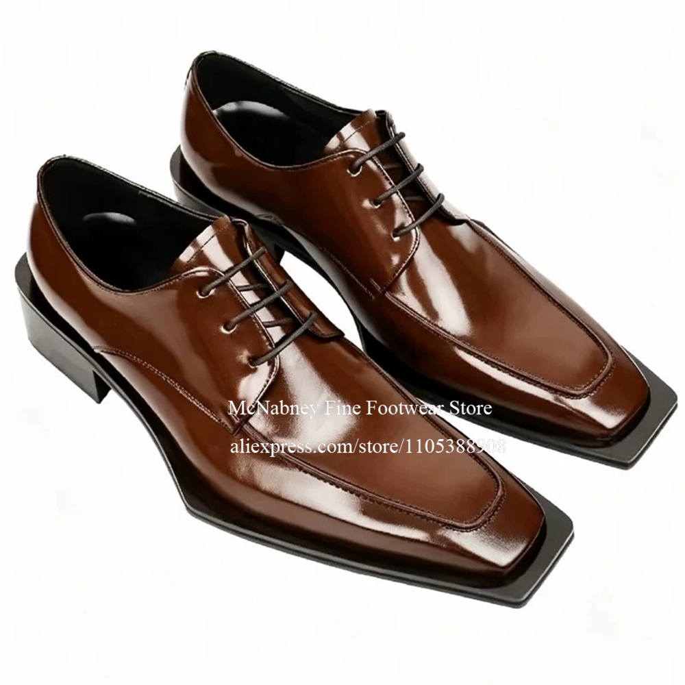 Spike Studs Leather Dress Shoe - огляд і ціна Men Formal Wear Dress