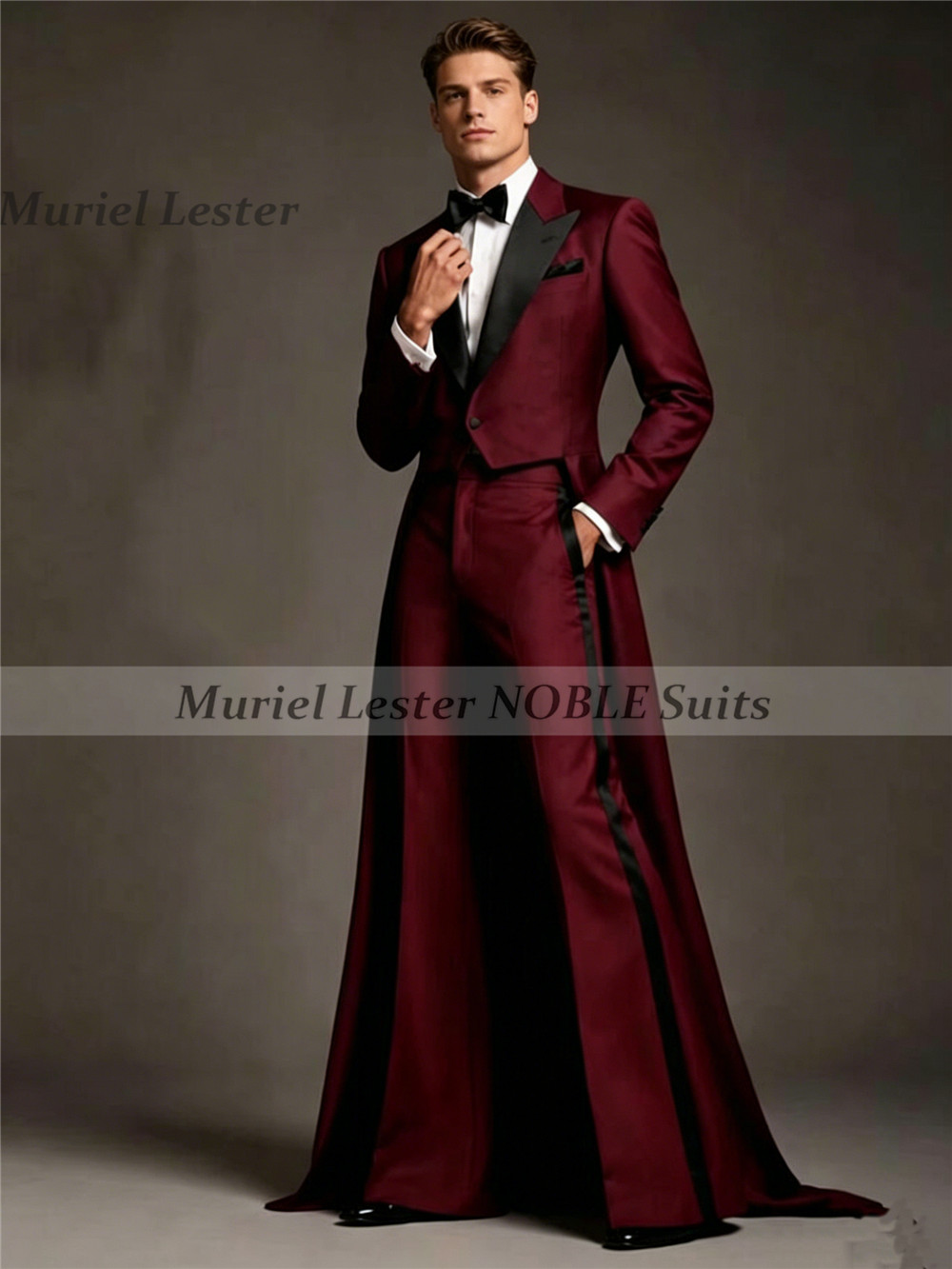 Unique Design Suit Men Long Bl - огляд і ціна Men Formal Wear Dress