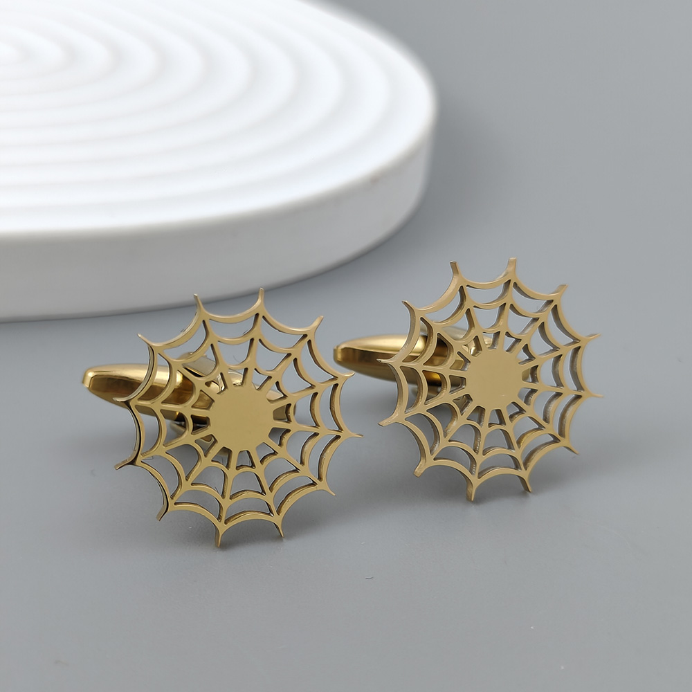 Silver spider web hollow gold- - огляд і ціна Dress Shirt French Cuff